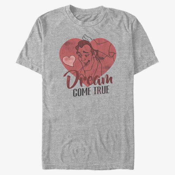 Tričko Merch Disney Villains - Dream Come True Unisex T-Shirt Heather Grey M