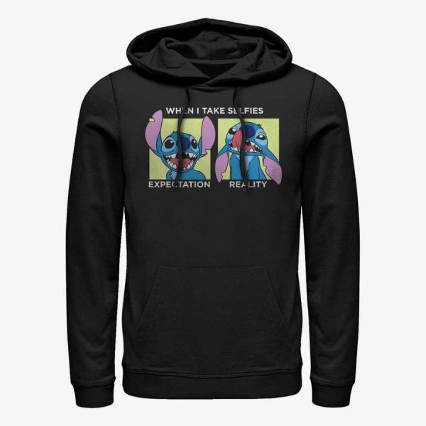 Mikina Merch Disney Lilo & Stitch - Stitch Selfie Unisex Hoodie Black L