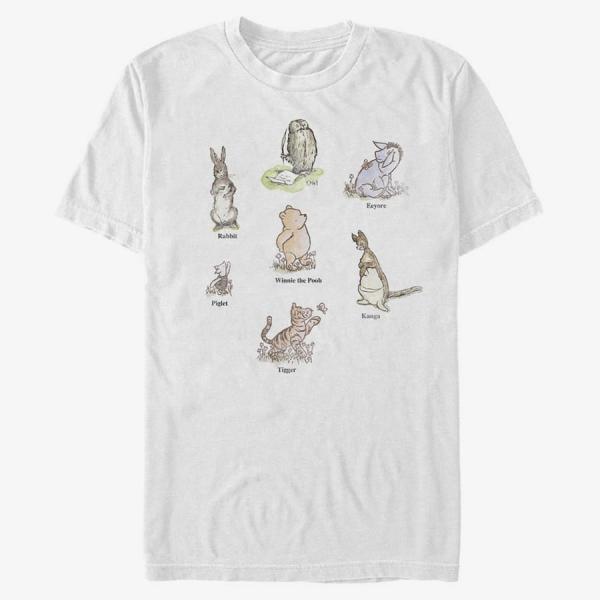 Tričko Merch Disney Winnie the Pooh - Winnie Poster Unisex T-Shirt White XL