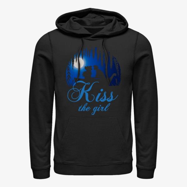 Queens Disney The Little Mermaid - Kiss The Girl Vignette Unisex Hoodie Black
