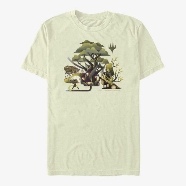 Tričko Merch Magic: The Gathering - Witherbloom Land Unisex T-Shirt Natural XL