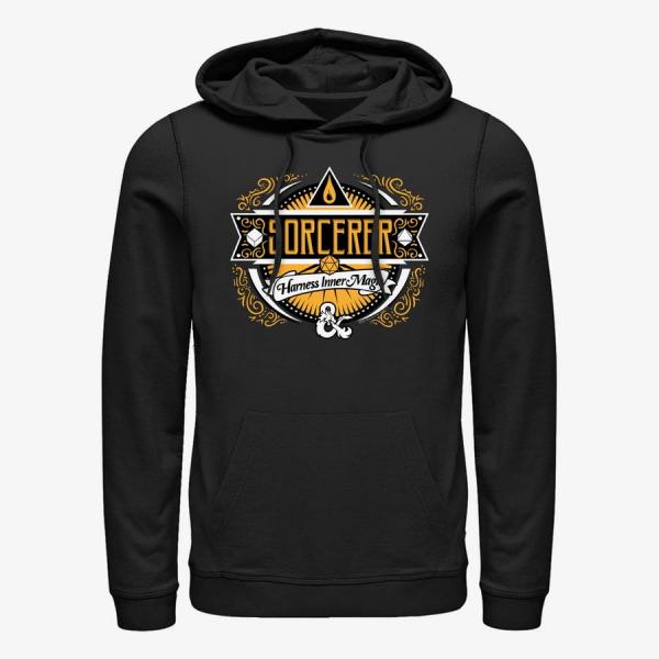 Mikina Merch Dungeons & Dragons - Sorcerer Label Unisex Hoodie Black L