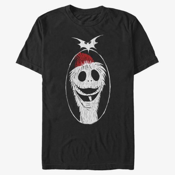 Queens Disney Classics Nightmare Before Christmas - Santa Jack Unisex T-Shirt Black