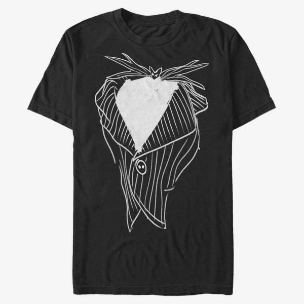 Tričko Merch Disney Classics Nightmare Before Christmas - Jack Costume Unisex T-Shirt Black M