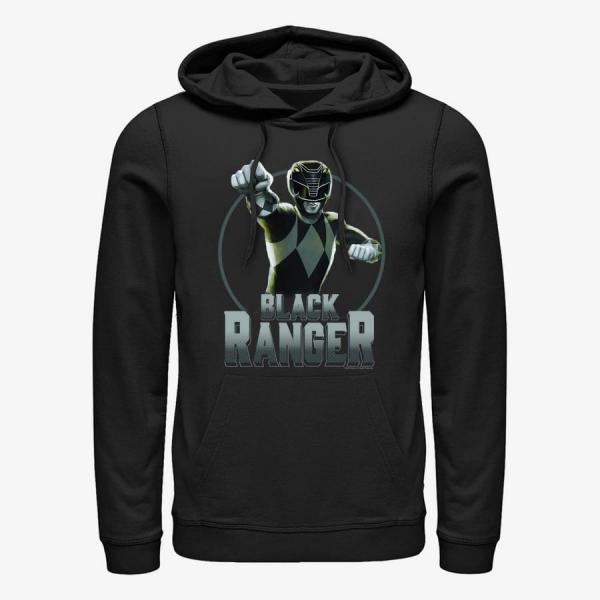 Mikina Merch Hasbro Vault Power Rangers - BLACK Unisex Hoodie Black XXXL