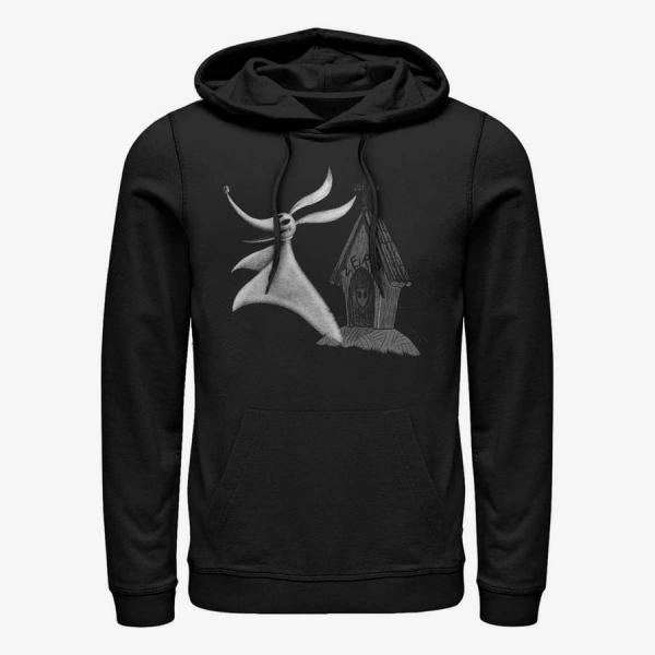 Queens Disney Classics Nightmare Before Christmas - Zero Unisex Hoodie Black
