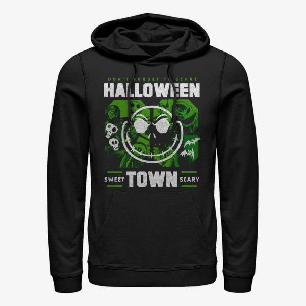 Queens Disney Classics Nightmare Before Christmas - Halloweentown College Unisex Hoodie Black