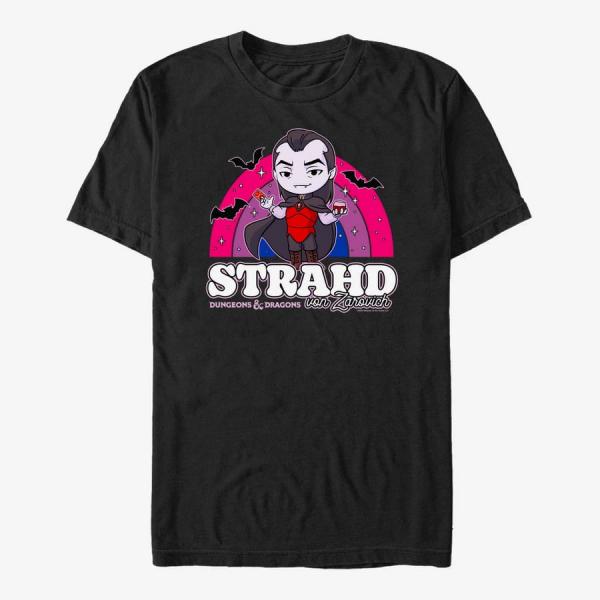 Queens Dungeons & Dragons - Strahd Chibi Unisex T-Shirt Black
