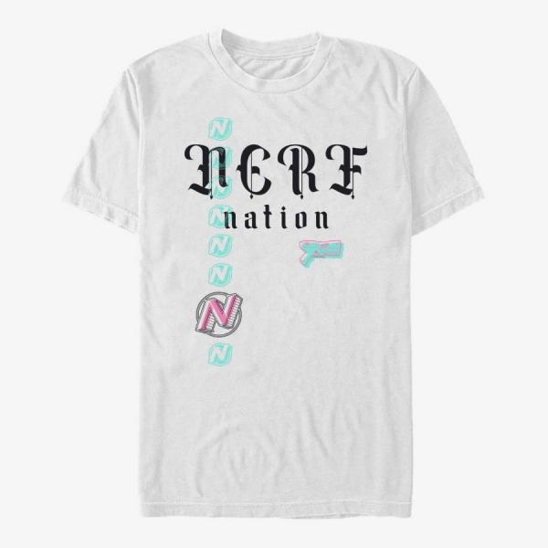 Queens Hasbro Vault Nerf - Nerf Nation Unisex T-Shirt White