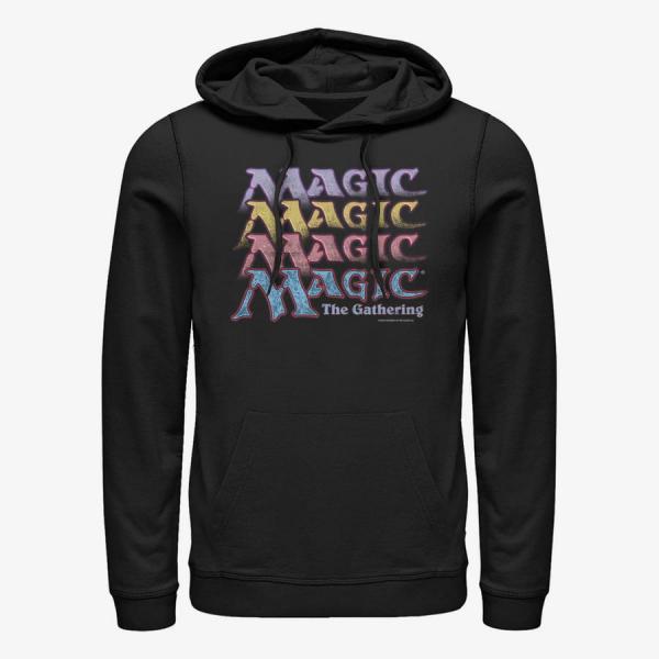 Queens Magic: The Gathering - Retro Stack Unisex Hoodie Black