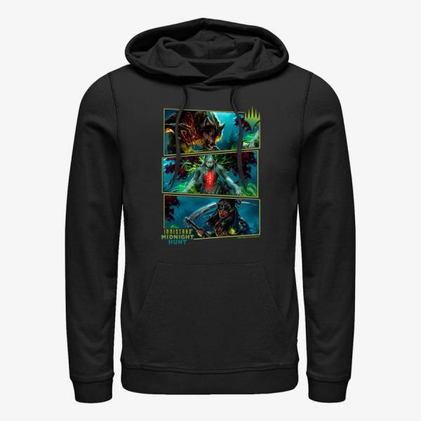 Queens Magic: The Gathering - Midnight Hunt Panel Unisex Hoodie Black