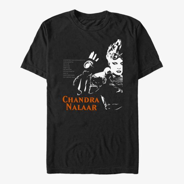 Tričko Merch Magic: The Gathering - Chandra Stats Unisex T-Shirt Black XXXL