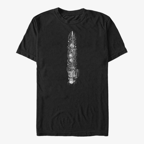Queens Magic: The Gathering - Skeleton Left Stack Unisex T-Shirt Black