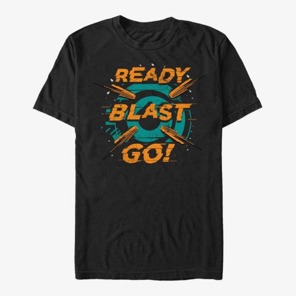 Tričko Merch Hasbro Vault Nerf - Ready Blast Go Unisex T-Shirt Black M