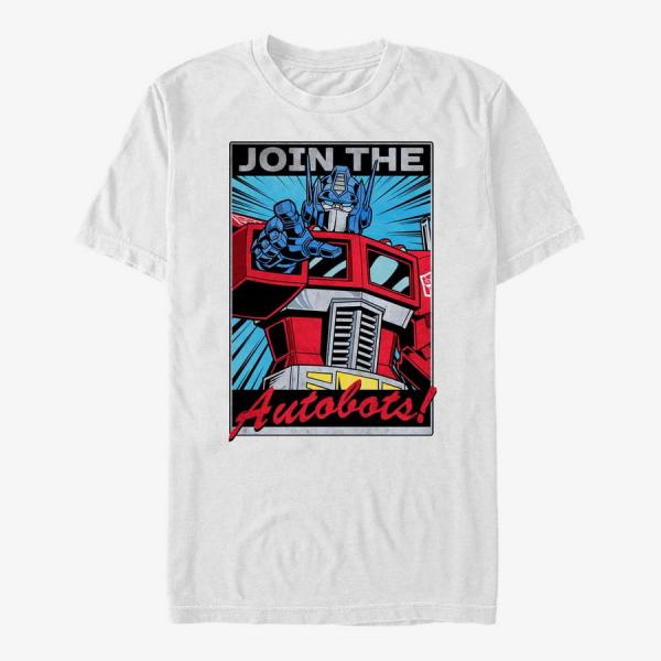 Queens Hasbro Vault Transformers - Join Autobots Unisex T-Shirt White