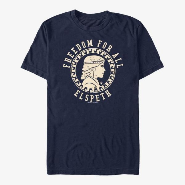 Queens Magic: The Gathering - Logo Lots Unisex T-Shirt Navy Blue