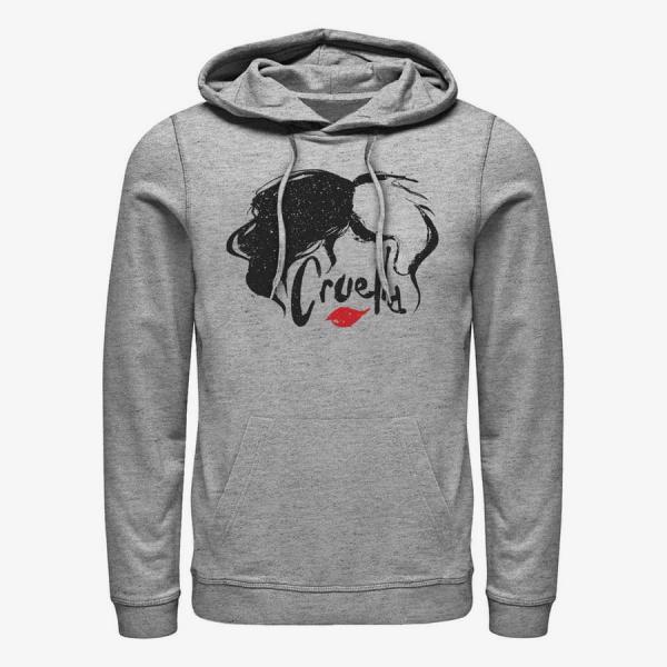 Mikina Merch Disney Classics DNCA - Simply Cruella Unisex Hoodie Heather Grey L