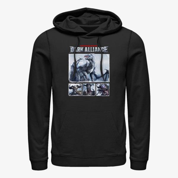 Mikina Merch Dungeons & Dragons - Dark Box Alliance Unisex Hoodie Black S