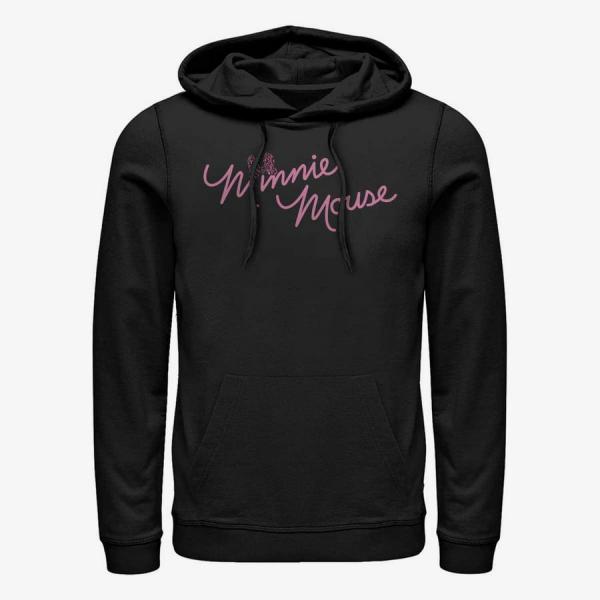 Mikina Merch Disney Classics Mickey & Friends - Cursive Bow Unisex Hoodie Black M