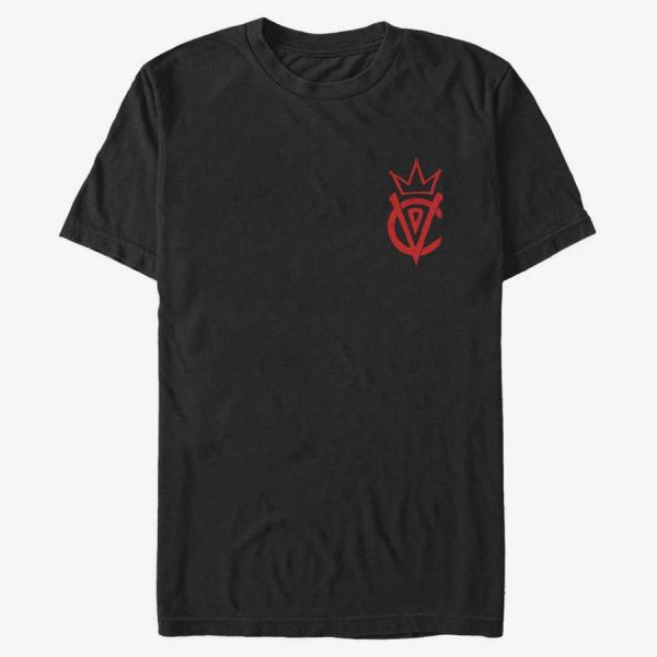 Tričko Merch Disney Classics DNCA - Cruella Emblem Unisex T-Shirt Black XXL