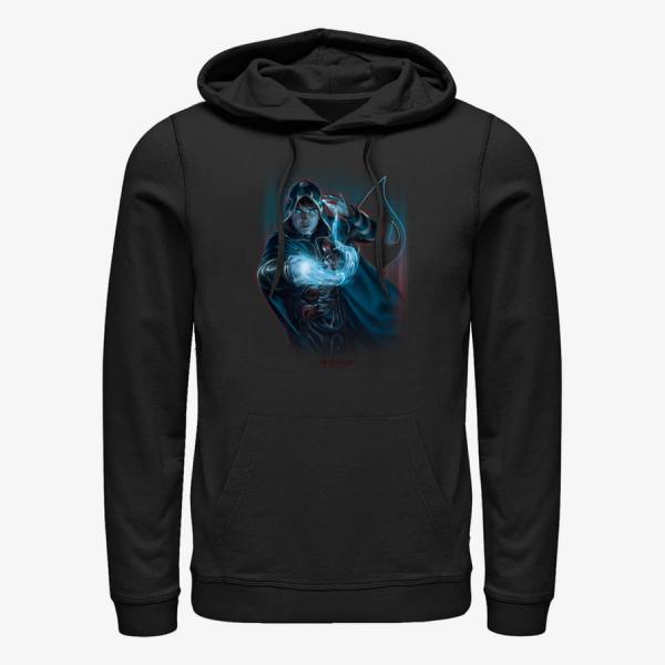 Mikina Merch Magic: The Gathering - Water Mage Unisex Hoodie Black XL