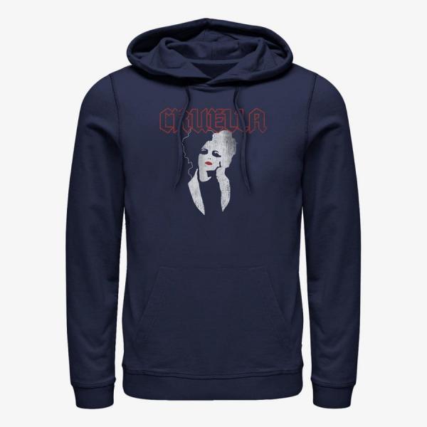 Queens Disney Classics DNCA - CRUELLA ROCK T Unisex Hoodie Navy Blue
