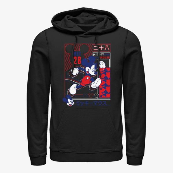 Mikina Merch Disney Classics Mickey Classic - Sporty Technical Mickey Unisex Hoodie Black XL