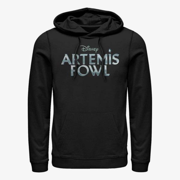 Queens Disney Classics Artemis Fowl - Metallic Logo Unisex Hoodie Black