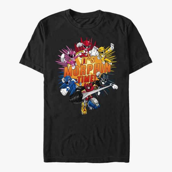 Queens Hasbro Vault Power Rangers - It's Morphin Time Unisex T-Shirt Black