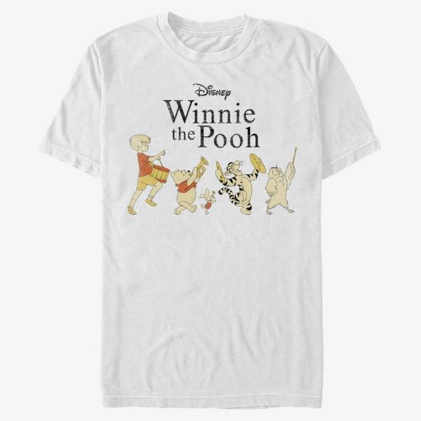 Tričko Merch Disney Classics Winnie The Pooh - Pooh Parade Unisex T-Shirt White L