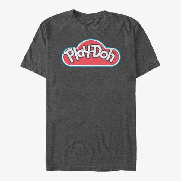 Tričko Merch Hasbro Vault Play-Doh - Faded Logo Unisex T-Shirt Dark Heather Grey S