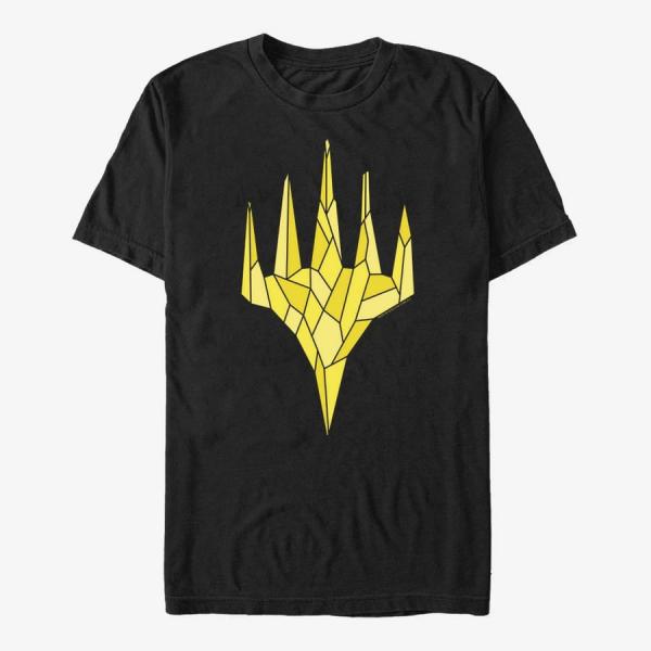 Tričko Merch Magic: The Gathering - White Crystal Unisex T-Shirt Black XXXL