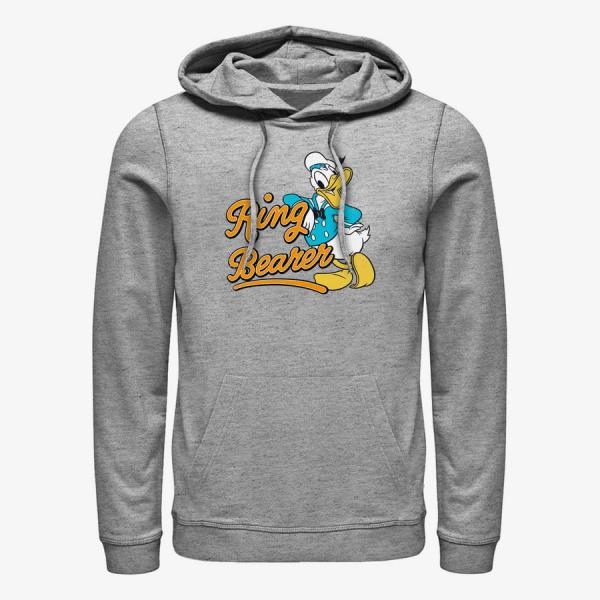 Mikina Merch Disney Classics Mickey & Friends - Ring Donald Unisex Hoodie Heather Grey M