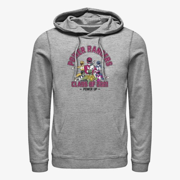 Queens Hasbro Vault Power Rangers - Power Grad Twenty One Unisex Hoodie Heather Grey