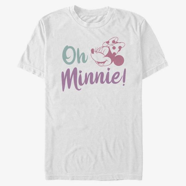 Tričko Merch Disney Classics Mickey Classic - Oh Minnie Unisex T-Shirt White XL