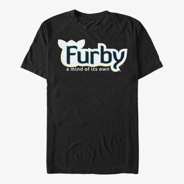 Tričko Merch Hasbro Vault Furby - Furby Logo Unisex T-Shirt Black S