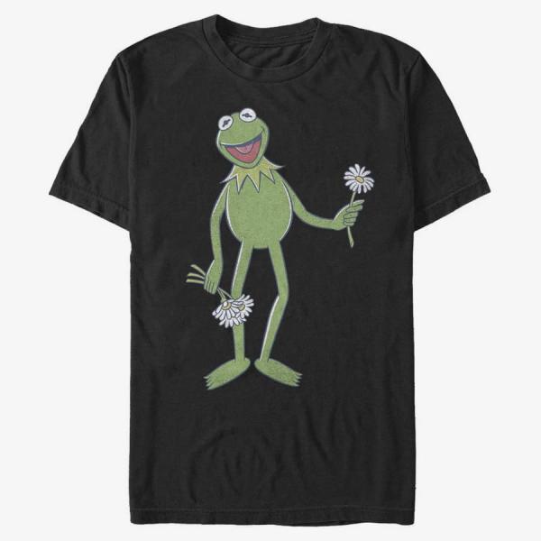 Tričko Merch Disney Classics Muppets - Big Kermit Unisex T-Shirt Black XXL