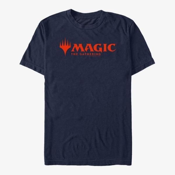 Tričko Merch Magic: The Gathering - Magic Logo Unisex T-Shirt Navy Blue S