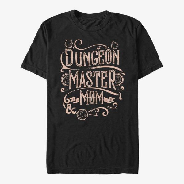 Tričko Merch Dungeons & Dragons - Dungeon Mom Unisex T-Shirt Black M