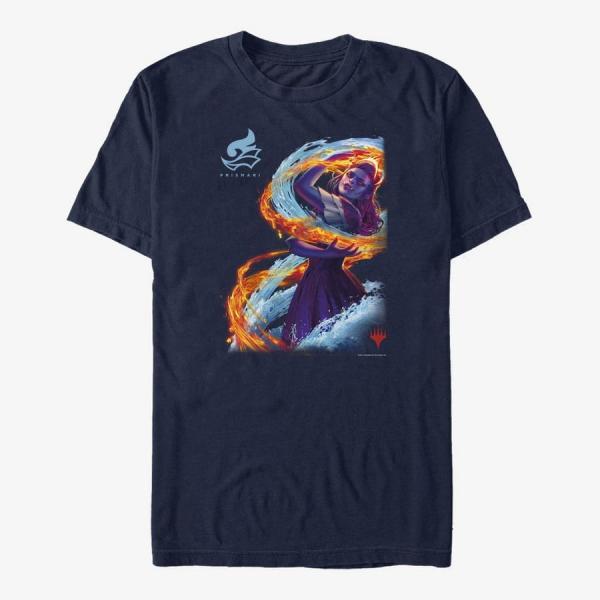 Queens Magic: The Gathering - Prismari Student Unisex T-Shirt Navy Blue