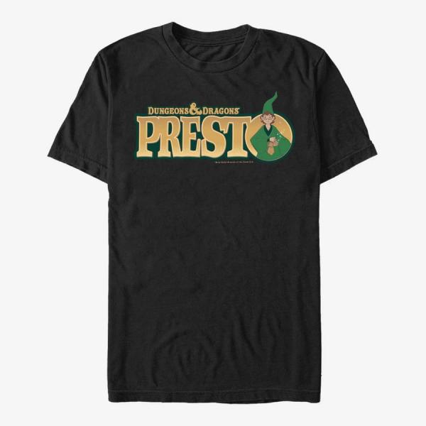 Tričko Merch Dungeons & Dragons - Prest Green Unisex T-Shirt Black S
