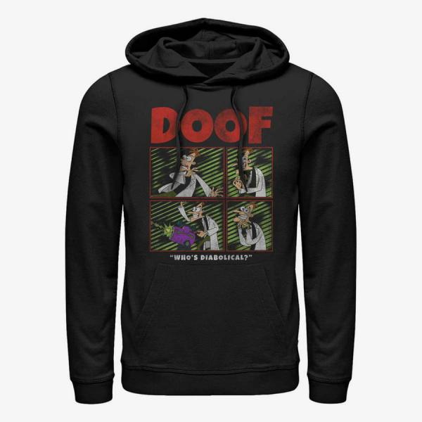 Mikina Merch Disney Classics Phineas And Ferb - DOOF Unisex Hoodie Black XL