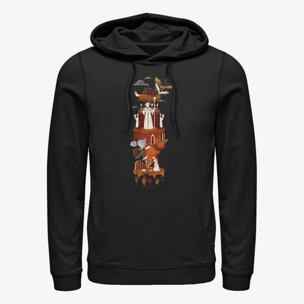 Mikina Merch Magic: The Gathering - Lorehold Land Unisex Hoodie Black M