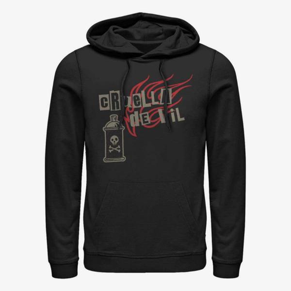 Queens Disney Classics DNCA - Spray Fire Unisex Hoodie Black