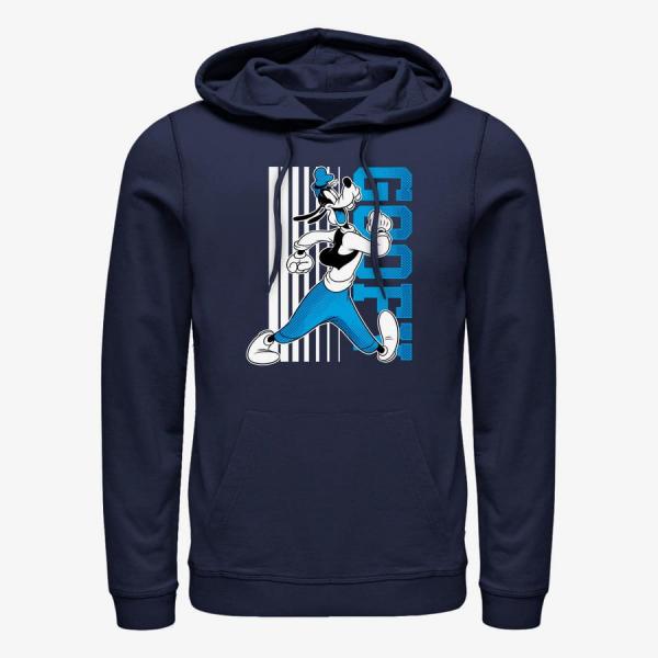 Queens Disney Classics Mickey Classic - Goofy Walks Unisex Hoodie Navy Blue