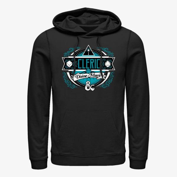 Mikina Merch Dungeons & Dragons - Cleric Label Unisex Hoodie Black M