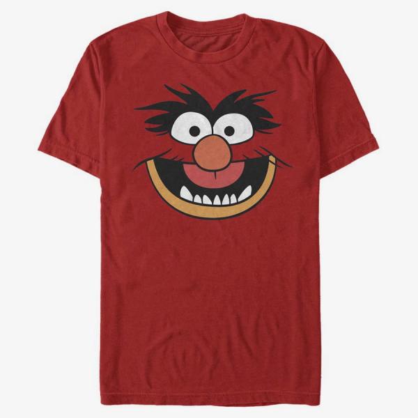 Tričko Merch Disney Classics Muppets - Animal Costume Tee Unisex T-Shirt Red S