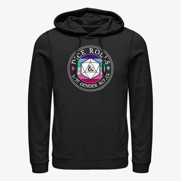 Queens Dungeons & Dragons - Dice Roles Unisex Hoodie Black