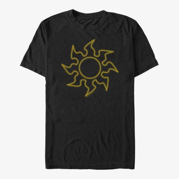 Tričko Merch Magic: The Gathering - White Mana Emblem Unisex T-Shirt Black XXXL