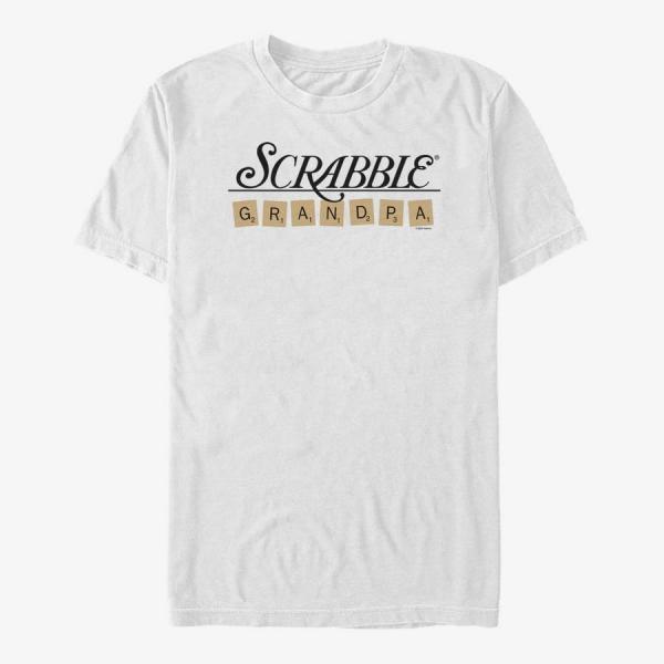 Queens Hasbro Vault Scrabble - Scrabble Grandpa Unisex T-Shirt White